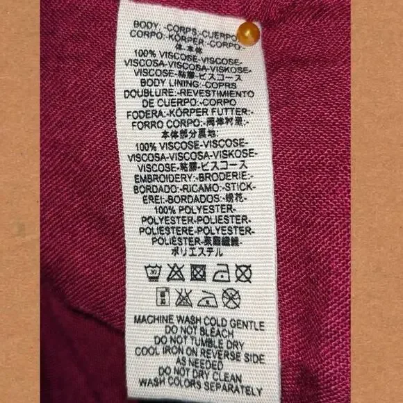 Free People Embroidered Balloon Sleeve Trapeze Dress EUC - Picture 7 of 8